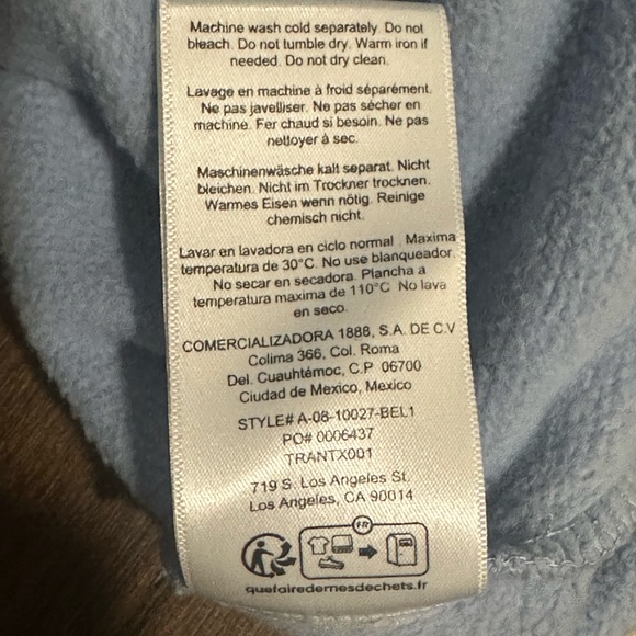 Anine Bing Light Blue Sweatshirt - Picture 6 of 9